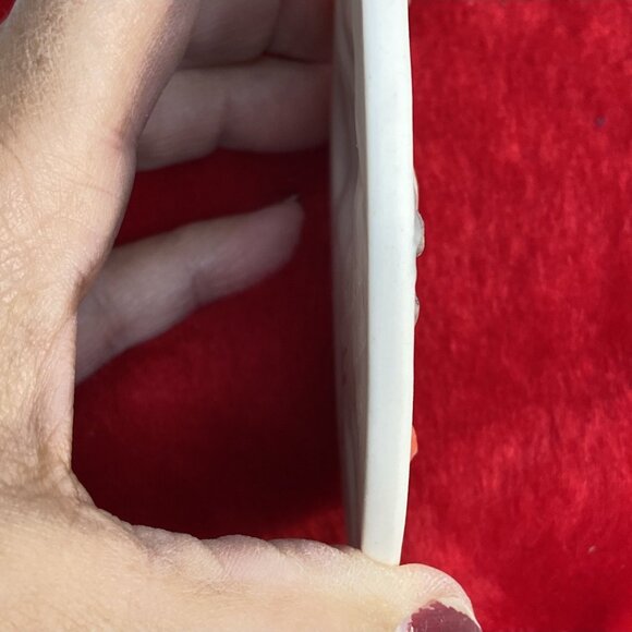 Chickadee Branch Ornament Signed LE 1989 Handpainted Ceramic Raised Design 3.5" - Picture 13 of 16